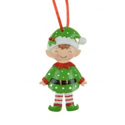 Figura manó poly 10,8cm zöld