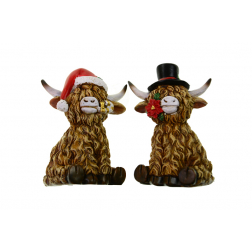 Figura marha poly 6.5*5.5*9cm 2féle barna