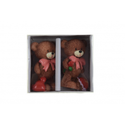 Figura medve poly 3,9*3,1*6,5cm s/2 barna