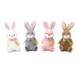 Figura nyuszi plüss 20cm többféle
