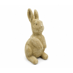 Figura nyuszi poly 7*5*11cm arany