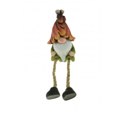 Figura orrmanó kerámia erdei 6.1*5.5*10.6cmH barna