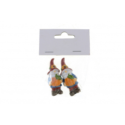 Figura orrmanó poly 2,2*2,1*5,4 cm s/2 színes