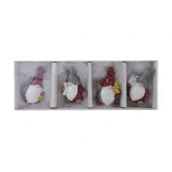 Figura orrmanó poly 2,8,*2,*4,2cm s/4 szürke/piros