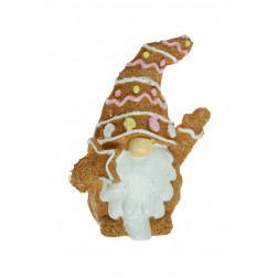 Figura orrmanó poly 7,1cm barna