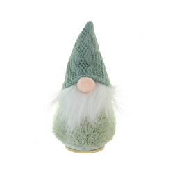 Figura orrmanó textil 11cm zöld
