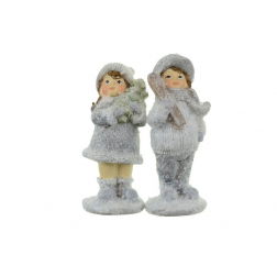 Figura lány poly H10 többféle kék