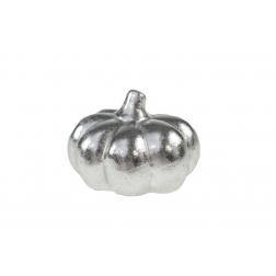 Figura tök poly 7,7*7,8*5,3cm ezüst