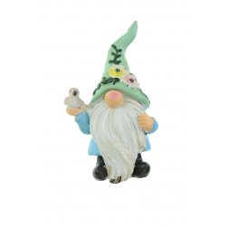 Figura törpe poly 5*4*9cm halványkék