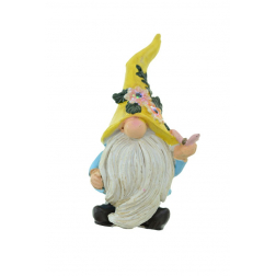 Figura törpe poly 5*4*9cm sárga