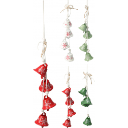 Girland csengő fém 38cm többféle