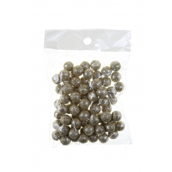 Gömb plasztik 1,2cm 10g arany