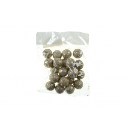 Gömb plasztik 2,3cm 15g arany