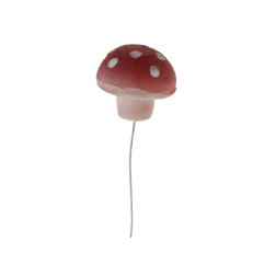Gomba hab 3.5×3.5cm piros
