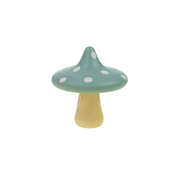 Figura gomba poly pöttyös 5.8*5.8*6.5cm kék