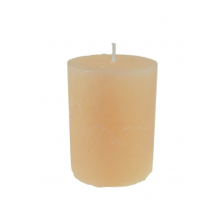 Gyertya henger rusztikus 7*10cm barack