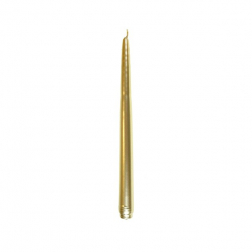 Gyertya szál 24cm S/12 metál pezsgő