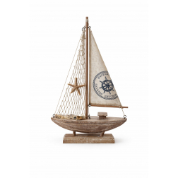 Hajó fa 32*56cm barna