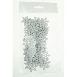 Hópehely fa 3cm s/60 fehér