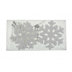 Hópehely hcell 9.5cm s/4 fehér