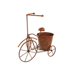Kaspó fém bicikli 12*33*36 cm