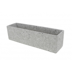 Kaspó kő 32*8,5*9cm natúr