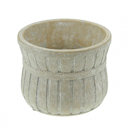 Kaspó kő 11*11*9cm barna