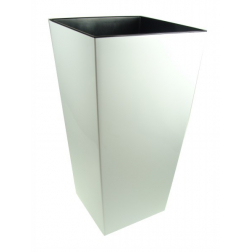 Kaspó műa magas Finezja 30*30cm M 57 cm fehér Lamela