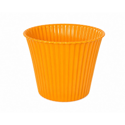 Kaspó muffin műanyag D10 narancssárga