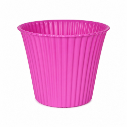 Kaspó muffin műanyag D10 rózsaszín