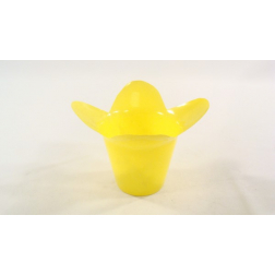 Kaspó plasztik D8,5cm sárga