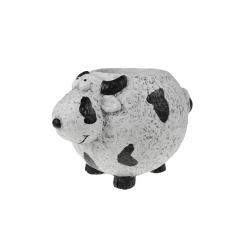 Kaspó poly tehén forma15*18.5*13.5 cm