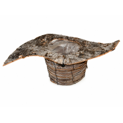Kaspó rattan 27*13cm natúr