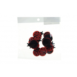 Katicabogár filc 3,5cm S/24 piros