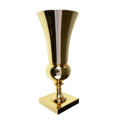 Kehely fém 19*43cm arany