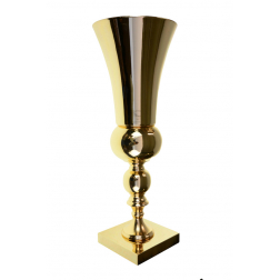 Kehely fém 19*52cm arany