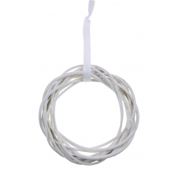 Koszorú alap vessző D15 H3 fehér