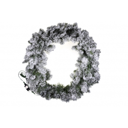 Koszorú fenyő D90 havas