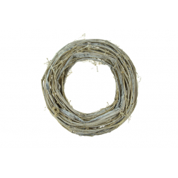 Koszorú rattan D30 fehér