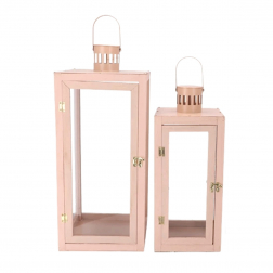 Lámpás fa 44cm s/2 natúr