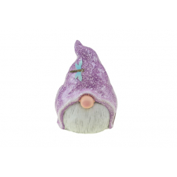 Figura manó kerámia 17*13cm lila