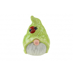 Figura manó kerámia 17*13cm zöld