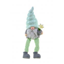 Figura manó kerámia 21cm lógólábú türkiz