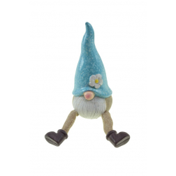 Figura manó kerámia 22cm lógólábú kék
