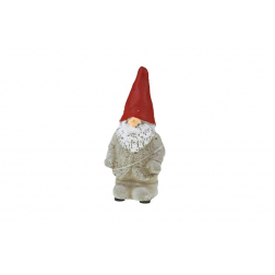 Figura manó kő 9,5cm piros/szürke