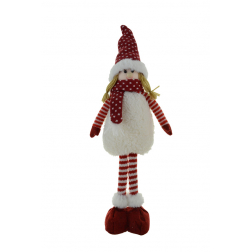 Figura manó lány 40CM piros/fehér