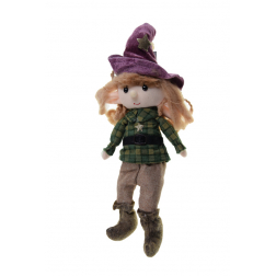 Manó poly 32cm 2féle zöld/lila