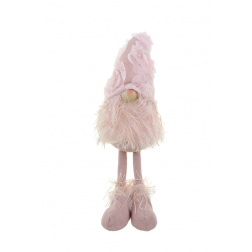 Manó textil 33cm rózsaszín
