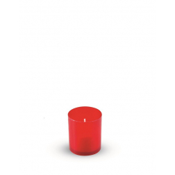 MÉCSES MŰA. 4,7*6cm KM-6/50 piros, fehér