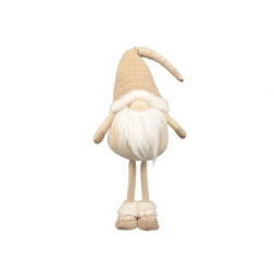 Figura orrmanó textil álló 85cm bézs